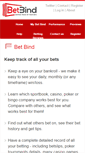 Mobile Screenshot of betbind.com