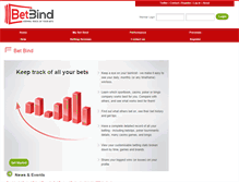 Tablet Screenshot of betbind.com